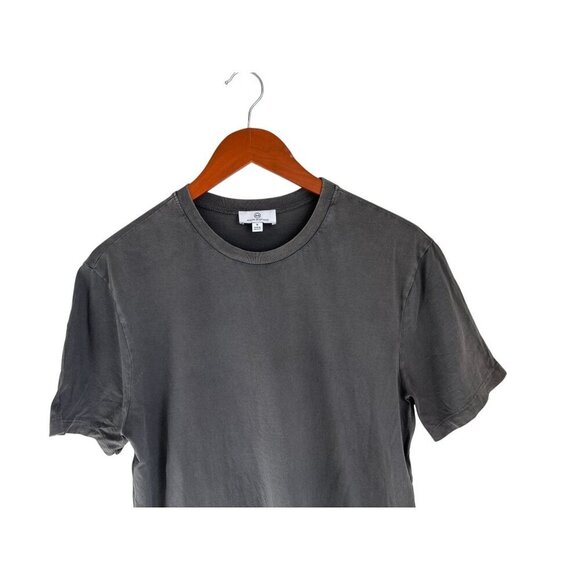 AG Jagger Crew Classic T-Shirt Charcoal Gray Cotton Tee  Short Sleeve - Picture 2 of 5